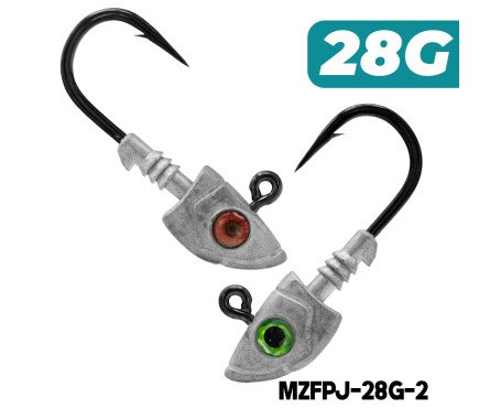 AQUA MARINE - Predator Jighead - 28G (Hook: 32833UN-BN 6/0)
